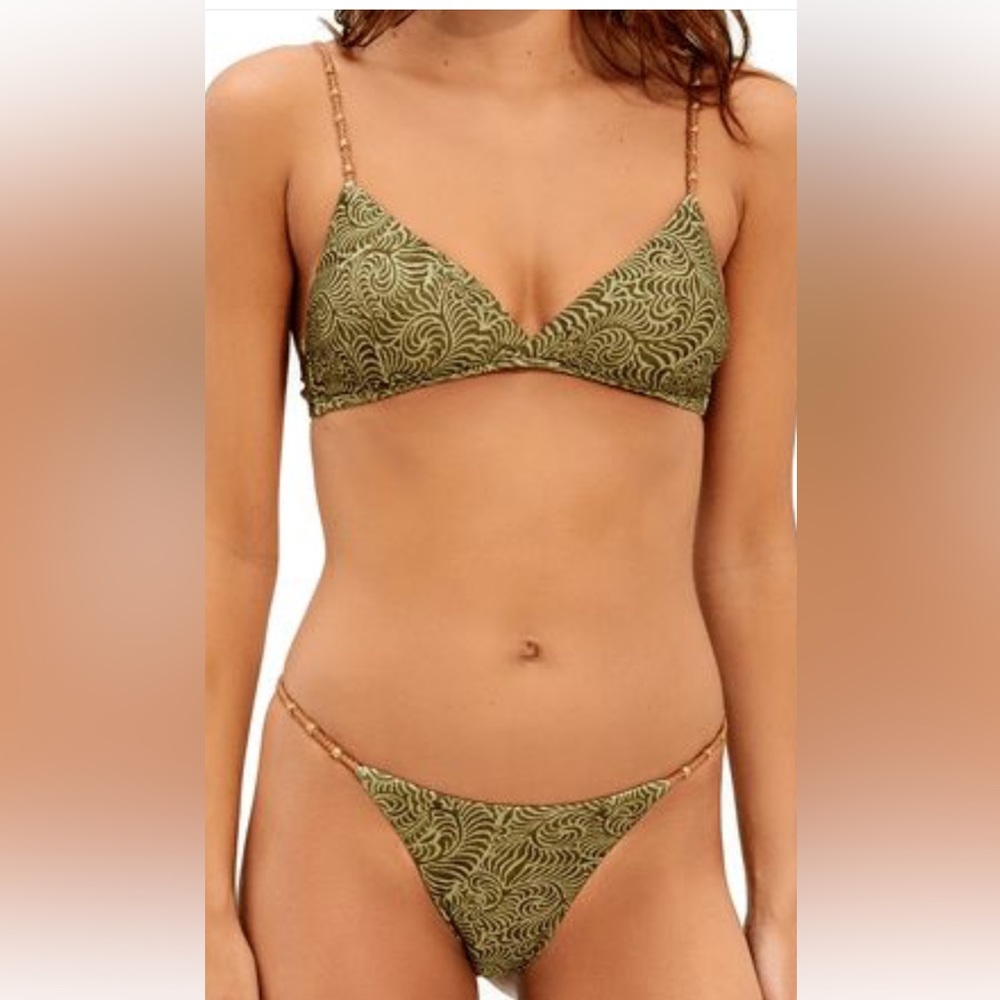NWT VIX PaulaHermmanny 2PC Multi Ortiz Kira Top/Ortiz Kendra Bottom Biki…